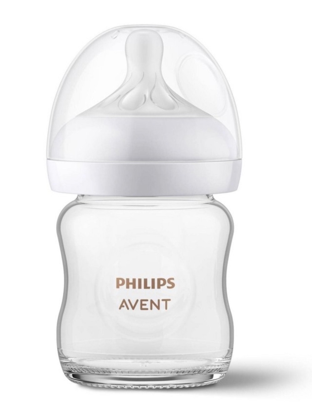 3 Philips Avent Natural Glass Baby Bottle 4 oz